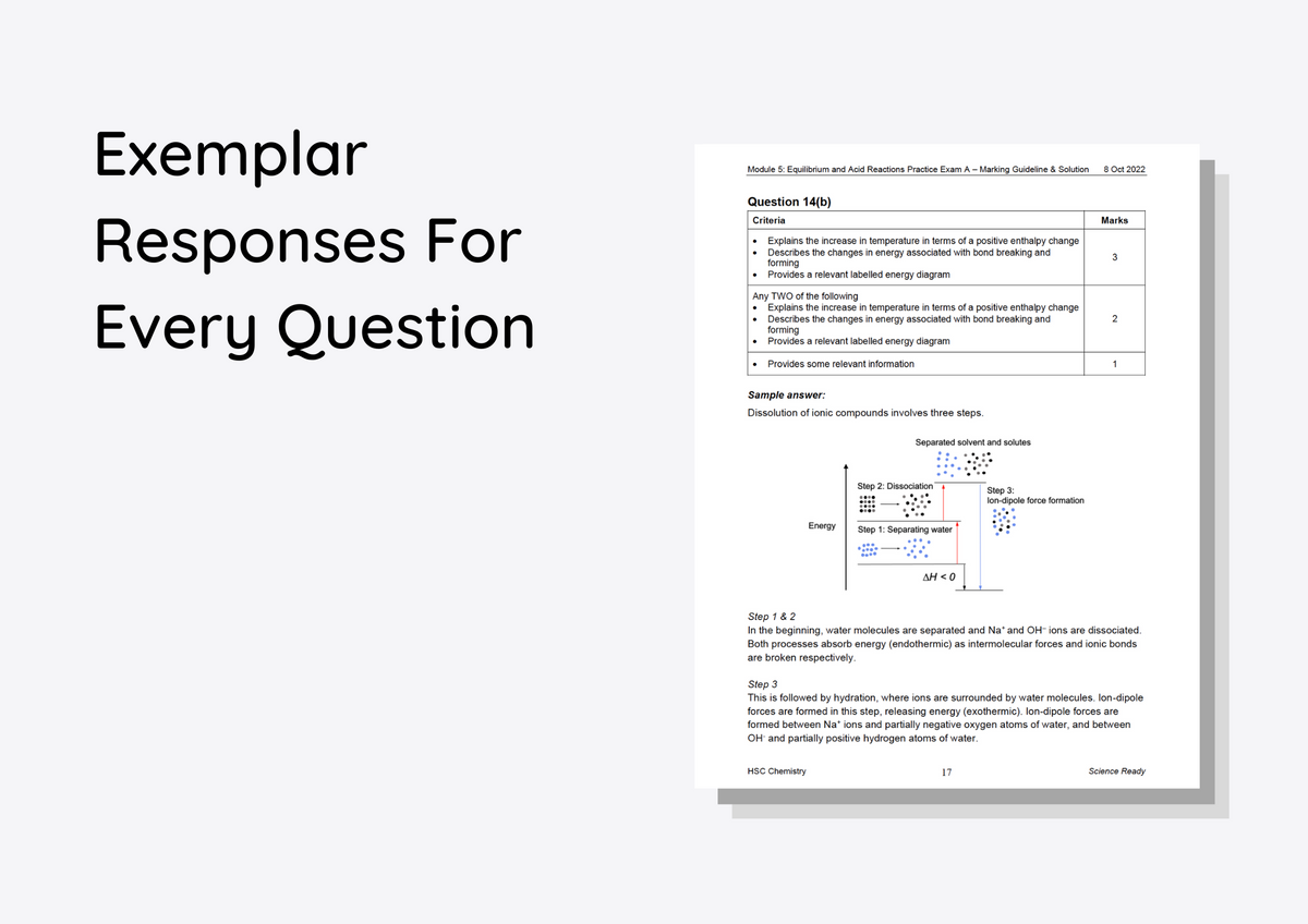 HSC Chemistry Module 5: Equilibrium & Acid Reaction Practice Exam A ...