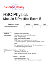 Load image into Gallery viewer, HSC Physics Module 5 Practice Exam B (2021)