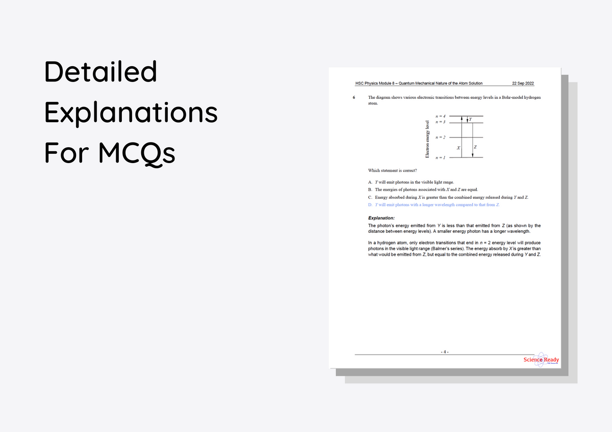 Physics Module 8 Module 8: From The Universe To The Atom Topic Tests – HSC Physics ...