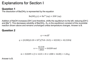 HSC Chemistry All-Module Practice Exam A (2019)